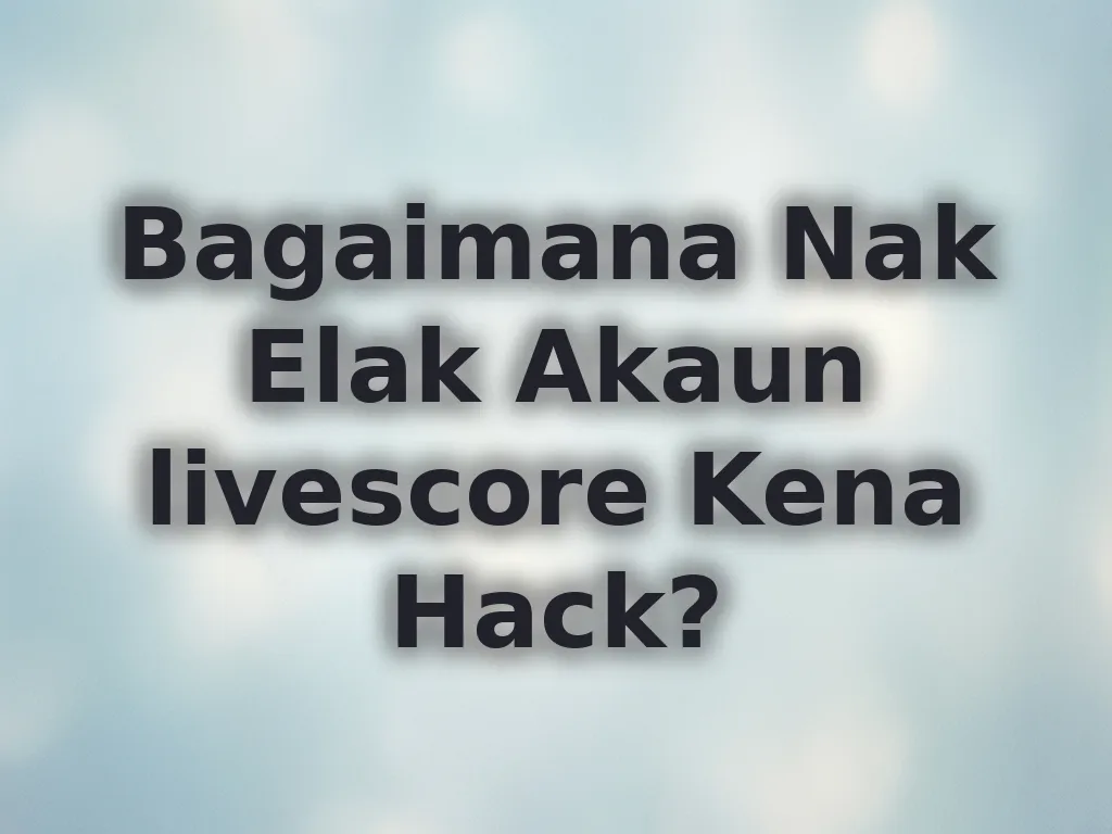 Tips keselamatan akaun